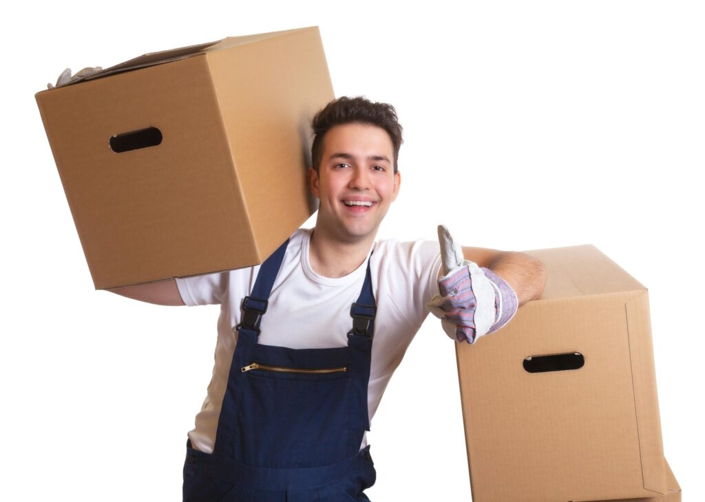 Ein engagierter Mitarbeiter der Entrümpelung Eisenhammer koordiniert einen Einsatz in Ratingen.